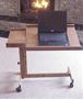 Lil' Deskmate (Teak stain) mobile laptop desk made in the USA