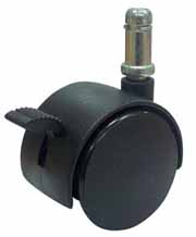 Large Locking Chair Caster, 60 mm