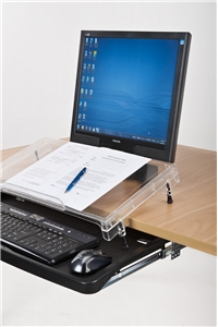 Step Microdesk writing slope for keyboard trays