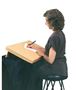 Adjustable Sit-Stand Podium Writing Slope, standing position