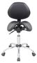 Kanewell Twin Adjustable Saddle Chair with Backrest